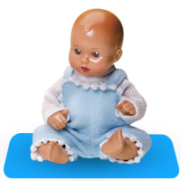 Juann prez mini boneco beb